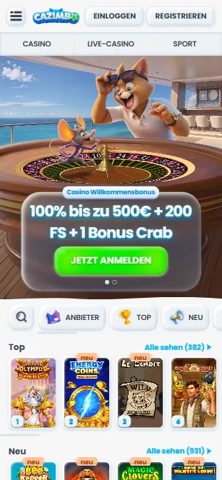 Cazimbo Casino Bonus