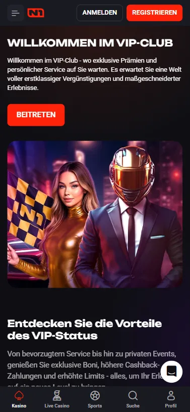 N1Bet Casino VIP-Club