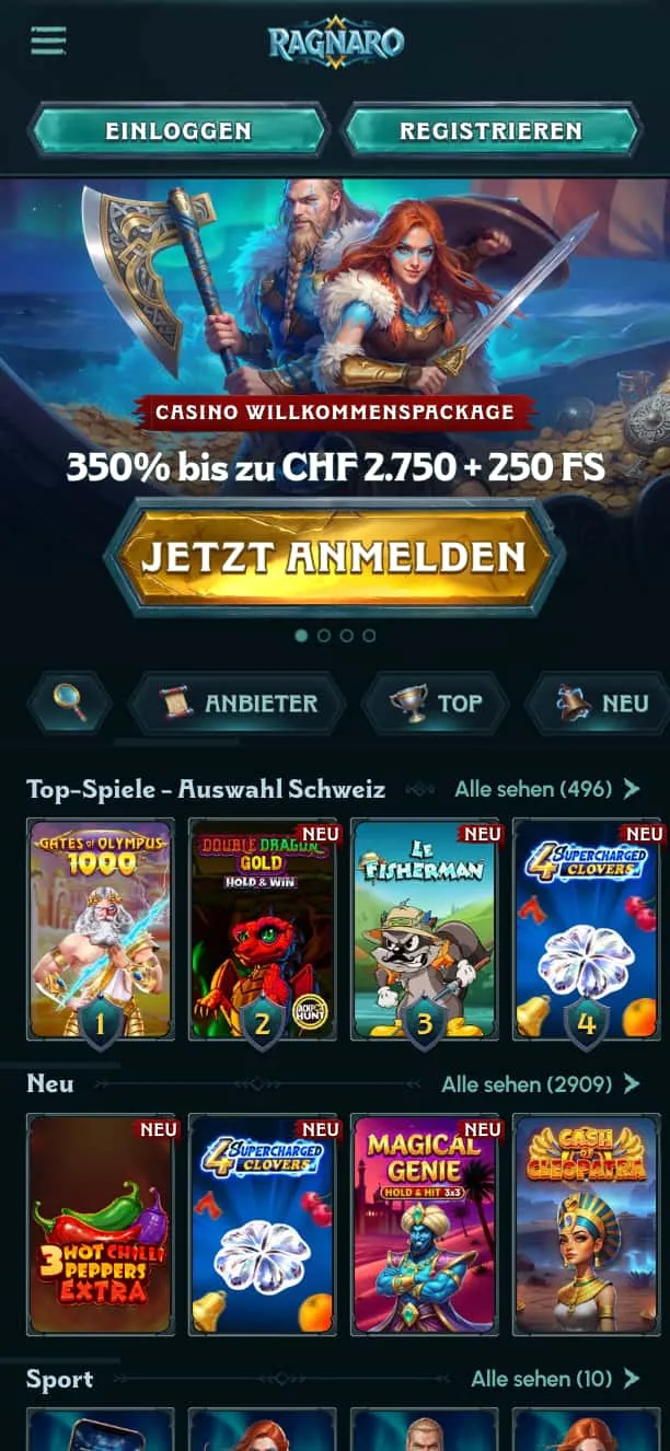 Ragnaro Casino Bonus 2026