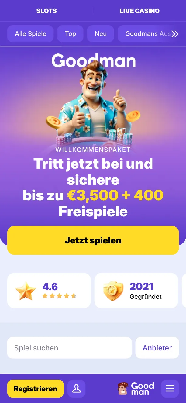 Goodman Casino Bonus 2026