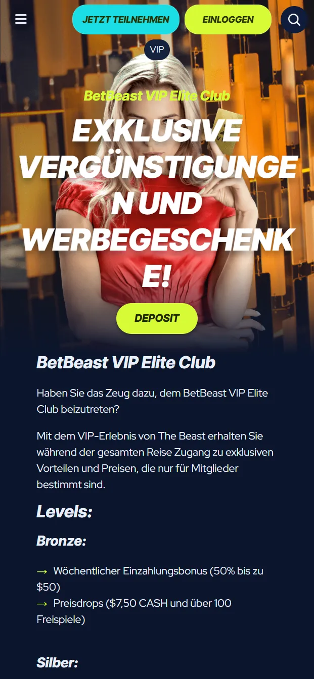 BetBeast Casino VIP Club