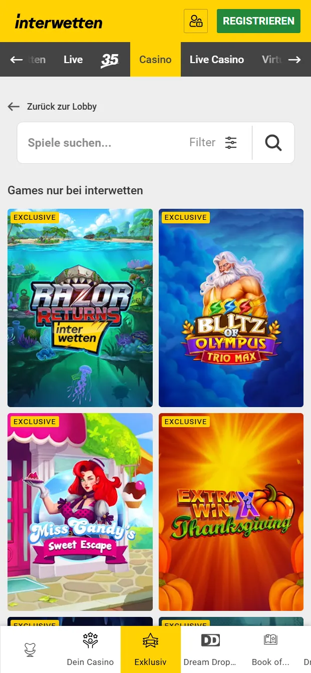 Interwetten Casino Aktionen