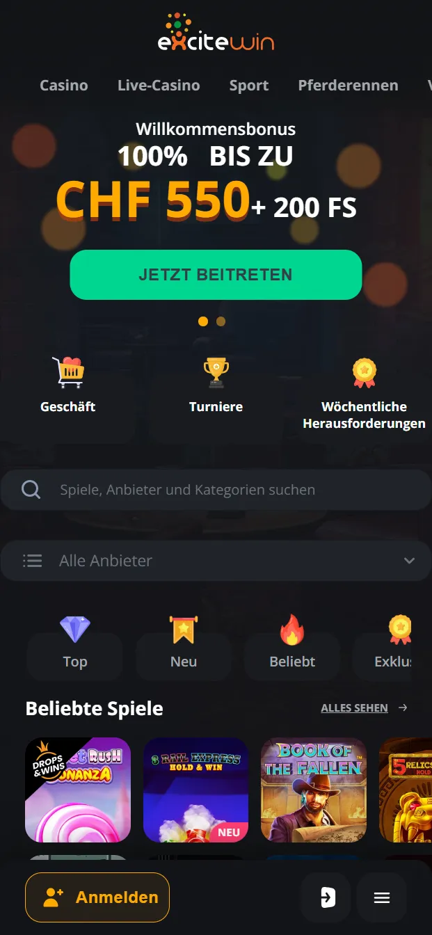 ExciteWin Casino Bonus