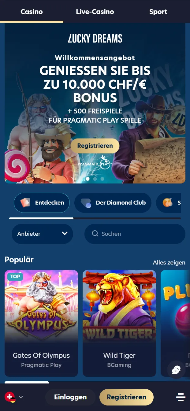 Lucky Dream Casino Bonus