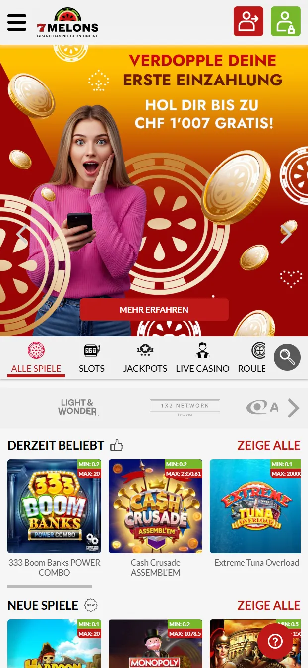 7 Melons Casino Bonus