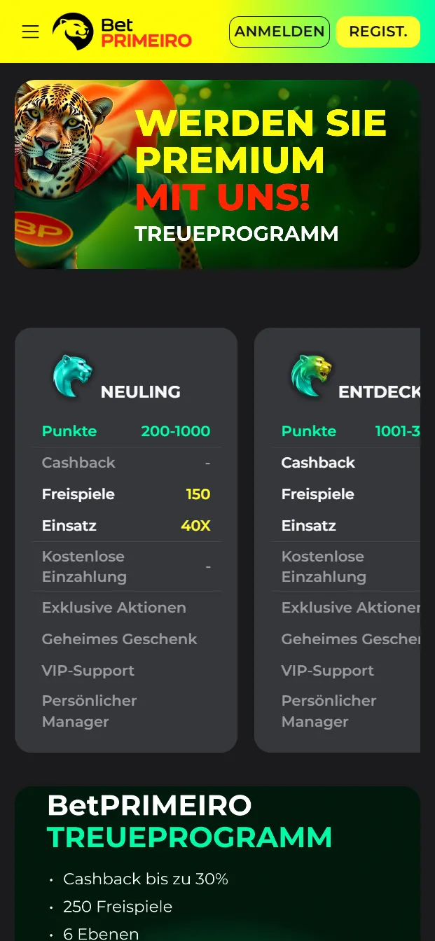 BetPrimeiro Casino VIP