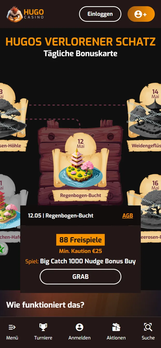 Hugo Casino Aktionen
