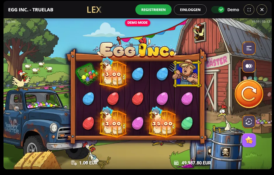 Egg Inc Slot von True Labs