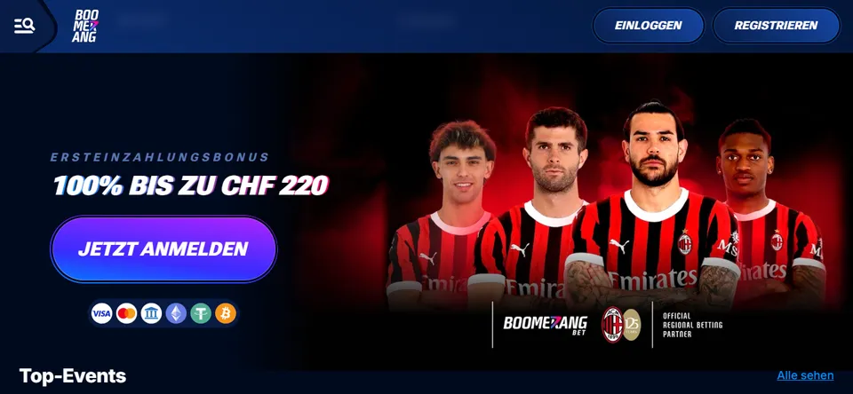 Boomerang Bet Casino Bonus