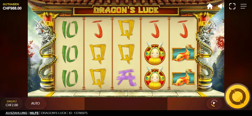 Red Tiger Dragon's Luck Slot bei 7 Melons