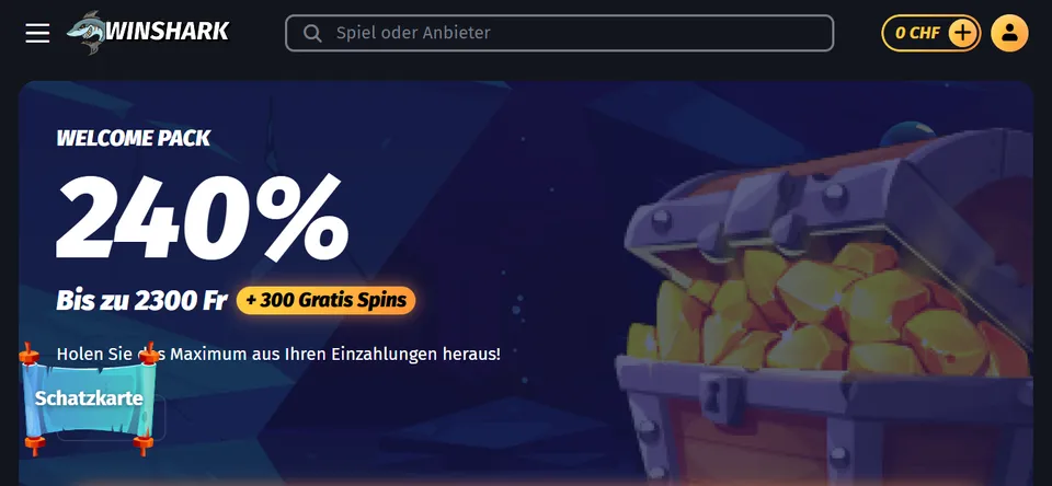 Winshark Casino Bonus