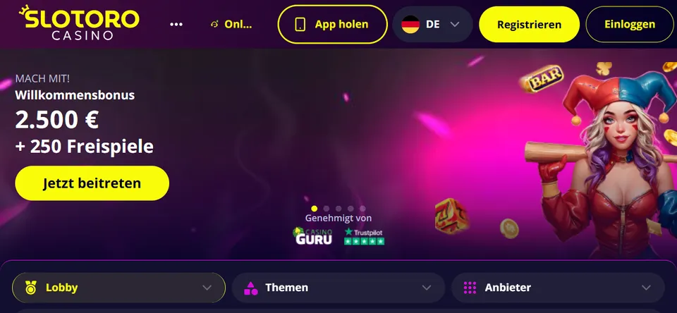 Slotoro Casino Bonus