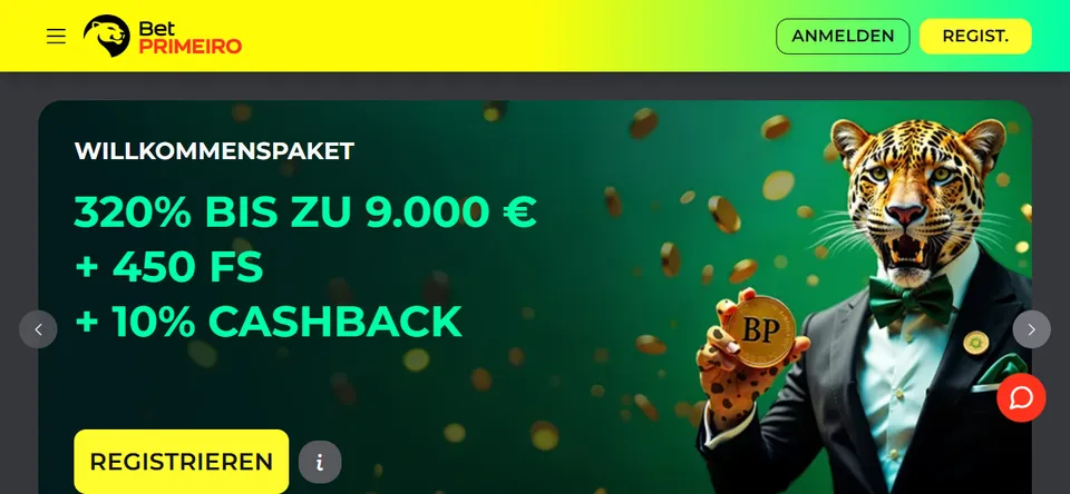 Betprimeiro Casino Bonus