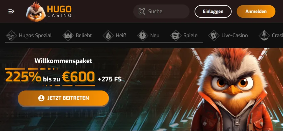 Hugo Casino Bonus
