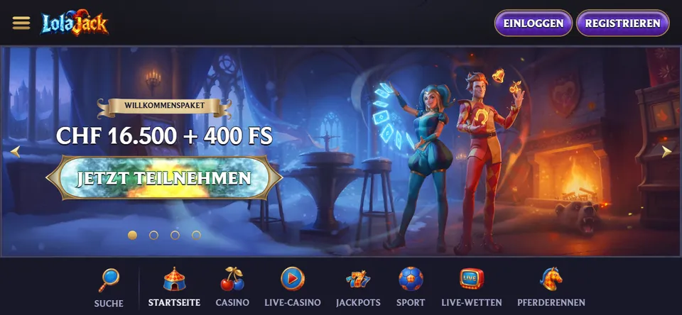 LolaJack Casino Bonus